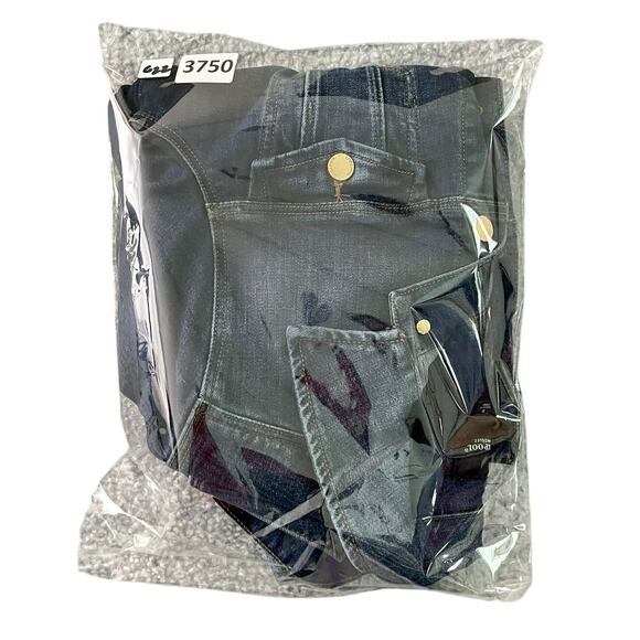 Liverpool Los‎ Angeles Classic Jean Jacket Wmns S Faded Distressed Blue Cotton - Picture 10 of 10